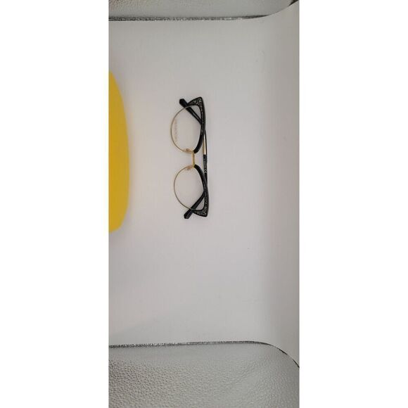 NIB - Swarovski Glitter Pale Gold Frame with case & cloth main image 8